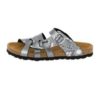 Lico Damen Bioline Flora Hausschuh, Anthrazit Grau, 37 EU