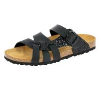 Lico Damen Bioline Gleam Pantoletten, Schwarz, 39 EU