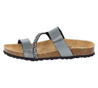 Lico BIOLINE GLITTER Damen Pantoletten, Anthrazit, 37 EU