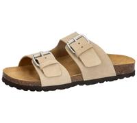 Pantolette LICO "Pantolette Bioline Juana", Damen, Gr. 38, braun, Leder, Schuhe Pantolette (19801325-38)