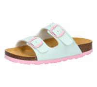 Pantolette Mädchen Schnallen türkis LICO Bioline KidsTürkis / 35