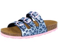 Pantolette LICO "Pantolette Bioline Kids", Mädchen, Gr. 25, blau, Synthetik, Schuhe Pantolette (59007340-25) blau