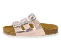 Pantolette LICO "Pantolette Bioline Kids Shine", Mädchen, Gr. 25, rosa, Synthetik, Schuhe Pantolette (77475802-25) rosa