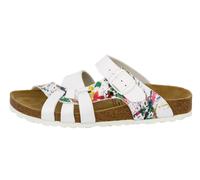 Pantolette LICO "Pantolette Bioline Klecks", Damen, Gr. 42, weiß, Synthetik, Schuhe Pantolette (97326548-42) weiß