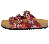 Pantolette LICO "Pantolette Bioline Leave", Damen, Gr. 36, rot, Synthetik, Schuhe (30459330-36) rot