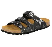 Pantolette LICO "Pantolette Bioline Leave", Damen, Gr. 37, schwarz, Synthetik, Schuhe Pantolette (98189826-37) schwarz