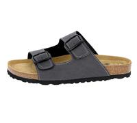 Pantolette LICO "Pantolette Bioline Man Soft", Damen, Gr. 46, grau, Synthetik, Schuhe Pantolette (640920-46) grau