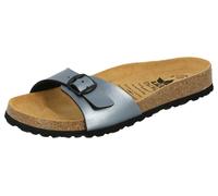 Pantolette LICO "Pantolette Bioline Once More", Damen, Gr. 38, grau, Synthetik, Schuhe Damenschuh Pantolette Sommerschuh (99641565-38) grau