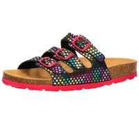 Lico Mädchen Bioline Starline Hausschuh, schwarz/bunt, 31 EU