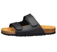 Lico Herren Bioline Man Hausschuhe, Schwarz Velcro, 38 EU