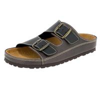 Lico Herren Natural Man Niedrige Hausschuhe, Braun Schwarz, 46 EU