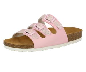 Pantolette LICO "Slipper Bioline Free Kids", Mädchen, Gr. 30, rosa, Synthetik, Schuhe Pantolette (84098948-30) rosa
