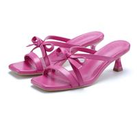 Pantolette LSCN BY LASCANA, Damen, Gr. 38, pink, Obermaterial: 100% Lederimitat. Decksohle: 100% Lederimitat. Futter: 100% Textilmaterial. Laufsohle: 100% Synthetik, unifarben, Schuhe Pantolette, Mule