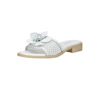 Pantolette NERO GIARDINI "Nero Giardini Pantoletten Leder", Damen, Gr. 39, weiß, Leder, Schuhe Pantolette (57103204-39) weiß