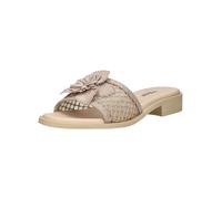 Pantolette NERO GIARDINI "Nero Giardini Pantoletten Leder", Damen, Gr. 40, beige, Leder, Schuhe Pantolette (78217229-40) beige