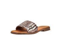 Pantolette OH MY SANDALS "Oh My Sandals Pantoletten Leder", Damen, Gr. 38, rosa (bronze), Leder, Schuhe Pantolette (62829331-38) bronze