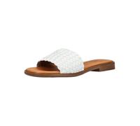 Pantolette OH MY SANDALS "Oh My Sandals Pantoletten Leder", Damen, Gr. 40, weiß, Leder, Schuhe Pantolette (27482751-40) weiß