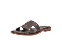 Pantolette OH MY SANDALS "Oh My Sandals Pantoletten Leder", Damen, Gr. 41, marone, Leder, Schuhe Pantolette (75697143-41) marone