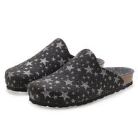 Pantolette "Pantolette, Clog, Pantoffel, Hausschuh", Damen, Gr. 39, schwarz, Obermaterial: 100% Textilmaterial. Decksohle: 100% Textilmaterial. Futter: 100% Textilmaterial. Laufsohle: 100% Synthetik,
