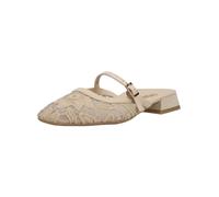 Pantolette PAUL GREEN "Paul Green Sandalen Leder/Textil", Damen, Gr. 40, beige, Leder, Textil, Schuhe Pantolette (21477958-40) beige
