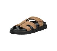 Pantolette PAVEMENT "Pavement Pantoletten Leder", Damen, Gr. 39, beige (taupe), Leder, Schuhe Pantolette (69732632-39) taupe