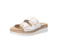 Pantolette REMONTE "Remonte Pantoletten Glattleder", Damen, Gr. 40, weiß, Glattleder, Schuhe Pantolette (66665207-40) weiß