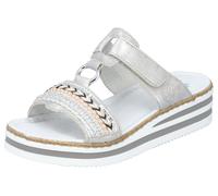 RIEKER V02M6-40 Pantolette grau 42 Grau Damen