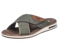Rieker Herren 29083 Pantolette, Grün, 41 EU