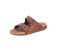 Pantolette RIEKER "Rieker Pantoletten Leder", Herren, Gr. 45, braun, Leder, Schuhe Pantolette (43747767-45) braun