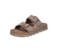 Pantolette RIEKER "Rieker Pantoletten Leder", Herren, Gr. 46, braun, Leder, Schuhe Pantolette (34421015-46) braun