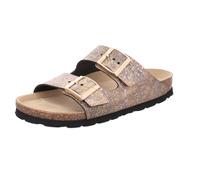 Pantolette ROHDE "ALBA", Damen, Gr. 37, grau, Nubuklederimitat, Schuhe Pantolette, Sommerschuh, Hausschuh mit vorgeformten Softfußbett (53855968-37) grau