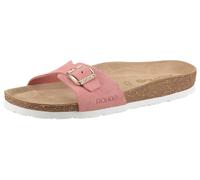 Rohde Damen Pantolette Leder Tieffußbett Schnalle Alba 5589, Größe:38 EU, Farbe:Pink