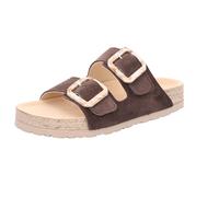 Pantolette ROHDE "MATERA", Damen, Gr. 41, mokka, Veloursleder, unifarben, Schuhe Pantolette (20678258-41) mokka