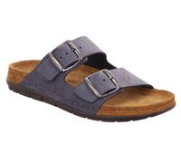 Pantolette ROHDE "Rodigo-D", Damen, Gr. 38, blau (ocean), Leder, Schuhe Pantolette, Sommerschuh, Schlappen, Hausschuh mit Schnallenverschlüsse (31929838-38) ocean
