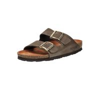 Rohde Alba Pantolette Damen Hausschuhe Sandale Leder 565014 Mocca, Schuhgröße:43 EU
