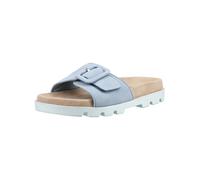 Pantolette ROHDE "Rohde Pantoletten Veloursleder", Damen, Gr. 40, blau (hellblau), Veloursleder, Schuhe Pantolette (98430429-40) hellblau