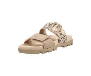 Pantolette ROHDE "Rohde Pantoletten Veloursleder", Damen, Gr. 41, beige, Veloursleder, Schuhe Pantolette (69357703-41) beige