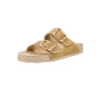 Pantolette ROHDE "Rohde Pantoletten Veloursleder", Damen, Gr. 41, natur, Veloursleder, Schuhe Pantolette (63367908-41) natur