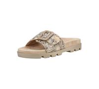 Pantolette ROHDE "Rohde Pantoletten Veloursleder", Damen, Gr. 38, beige, Veloursleder, Schuhe Pantolette (58025418-38) beige