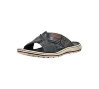 Pantolette ROHDE "Rohde Pantoletten Veloursleder", Herren, Gr. 44, grau (ocean), Veloursleder, Schuhe Pantolette (19180743-44) ocean