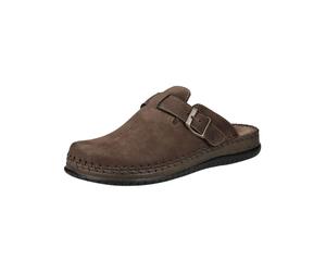 Pantolette ROHDE "Rohde Pantoletten Veloursleder", Herren, Gr. 45, braun (mocca), Veloursleder, Schuhe Pantolette (74443745-45) mocca
