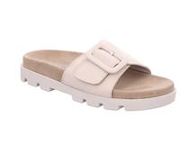 Rohde Damen Pantolette aus Veloursleder mit überzogener Schnalle Venezia 6311, Größe:37 EU, Farbe:Beige