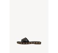 Tamaris Pantoletten 29364332-37 – Damen, schwarz, ANTIslide-Absatz, Größe 37
