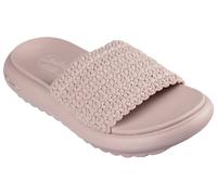Pantolette SKECHERS "ARCH FIT CLOUD-OH SHE PRETTY", Damen, Gr. 40, rosa (hellrosa), Textil, Schuhe Pantolette, Strandschuh, Badeschuh, Pool Slides mit ArchFit-Funktion (85602650-40)