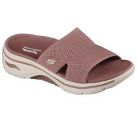 Pantolette SKECHERS "GO WALK ARCH FIT 2.0 SANDAL-", Damen, Gr. 37, braun, Textil, Schuhe Pantolette, Strandschuh, Slipper mit ArchFit Laufsohle (30523733-37)