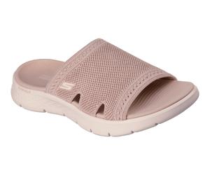 Pantolette SKECHERS "GO WALK FLEX SANDAL-", Damen, Gr. 39, rosa, Textil, Schuhe Pantolette, Sommerschuh, Strandschuh, Urlaubsschuh, Sandale mit Komfortfußbett (69330416-39) rosa