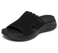 Pantolette SKECHERS "ULTRA FLEX 3.0 SANDAL-BRING IT", Damen, Gr. 41, schwarz unifarben, Textil, Schuhe Pantolette, Sommerschuh, Strandschuh, Badeschuh mit Yoga Foam (61778514-41) schwarz unifarben