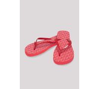 Pantolette SOCCX, Damen, Gr. 36, rot (clear rot), Synthetik, bedruckt, Schuhe Zehentrenner, für Nassräume geeignet (52961653-36) clear rot