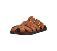 Pantolette STEVE MADDEN "STEVE MADDEN Pantoletten Leder", Herren, Gr. 37, cognac, Leder, Schuhe Pantolette (62763604-37) cognac
