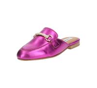 Pantolette STEVE MADDEN "STEVE MADDEN Pantoletten Leder", Damen, Gr. 38, rosa (fuchsia), Leder, Schuhe Pantolette (33454365-38) fuchsia